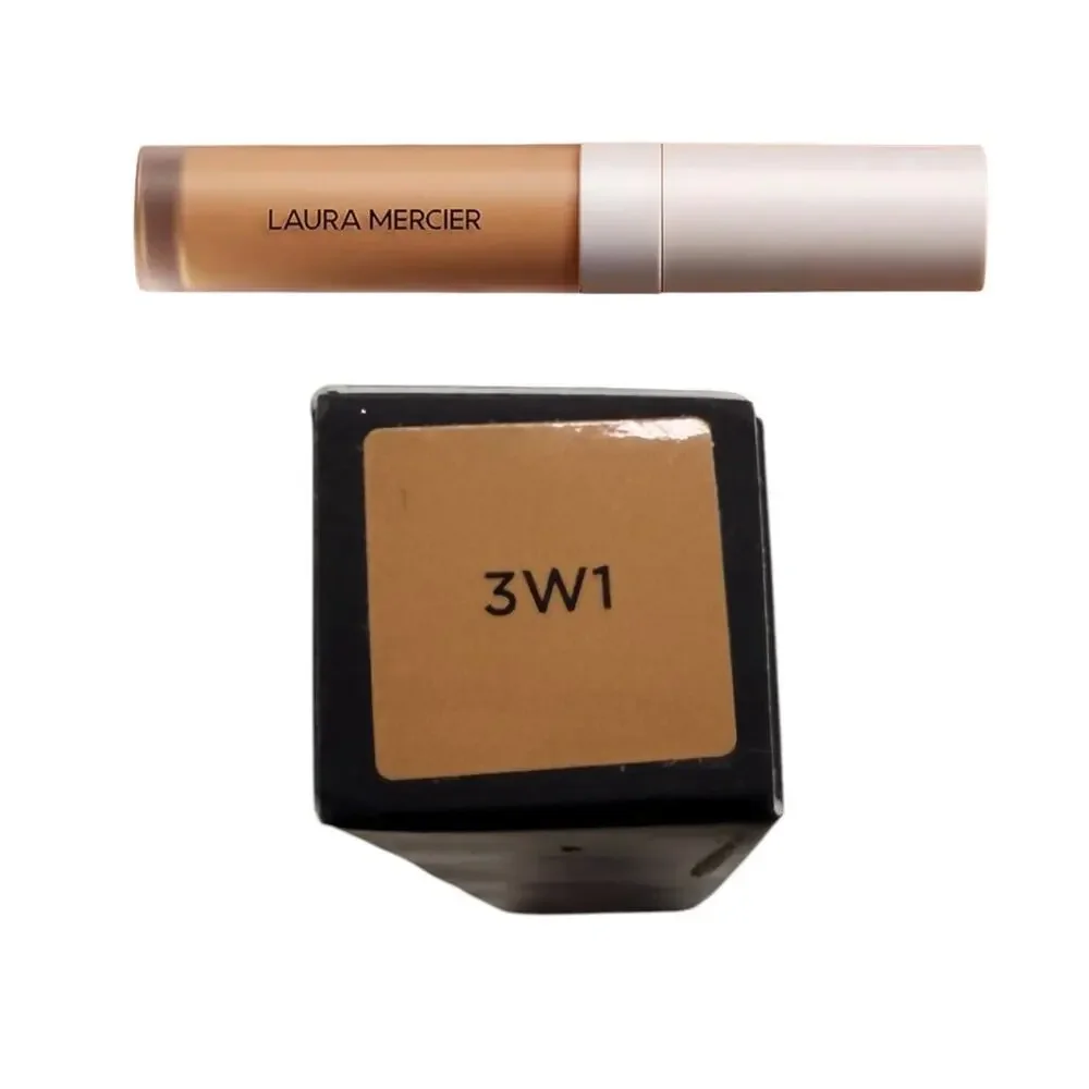 NIB LAURA MERCIER Real Flawless Concealer Shade 3W1 Full Size .18 oz